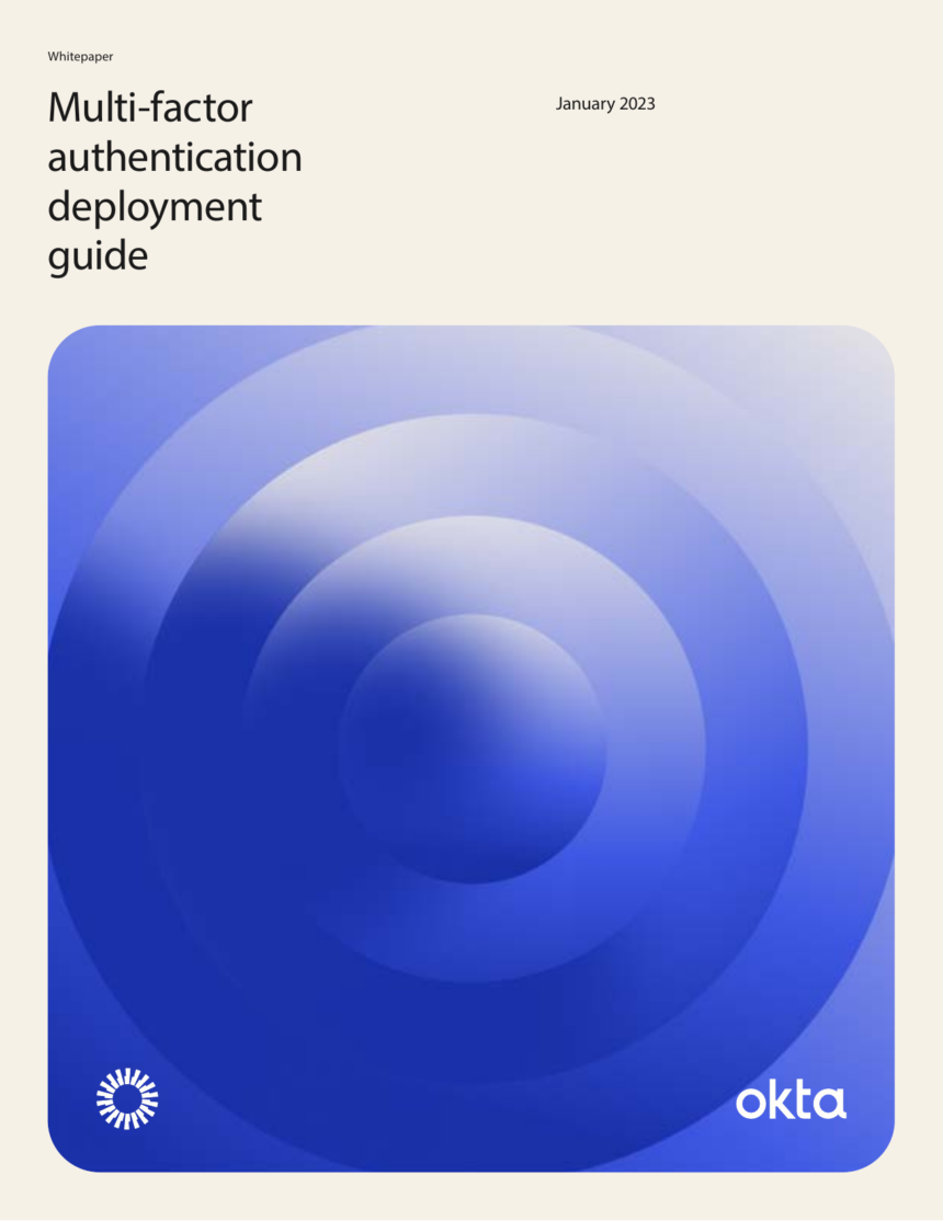 Multi-factor authentication deployment guide - Content Lead