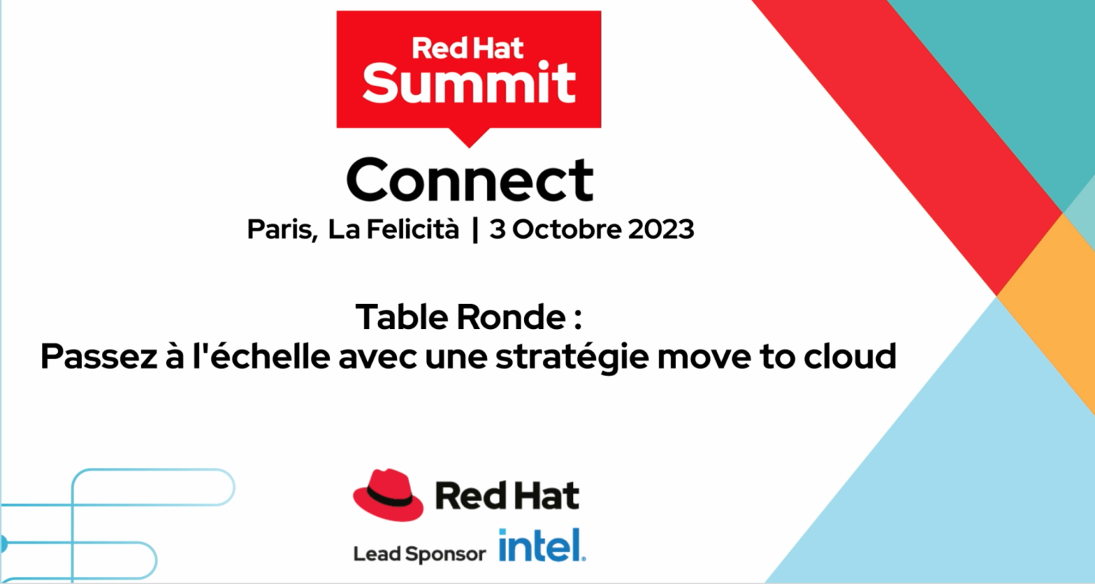 Red Hat Summit Connect - Table Ronde: Passez à l'échelle avec une ...