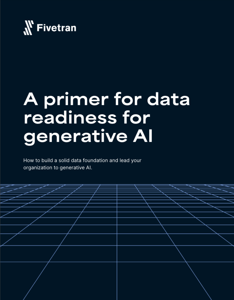 A primer for data readiness for generative Al - Content Lead