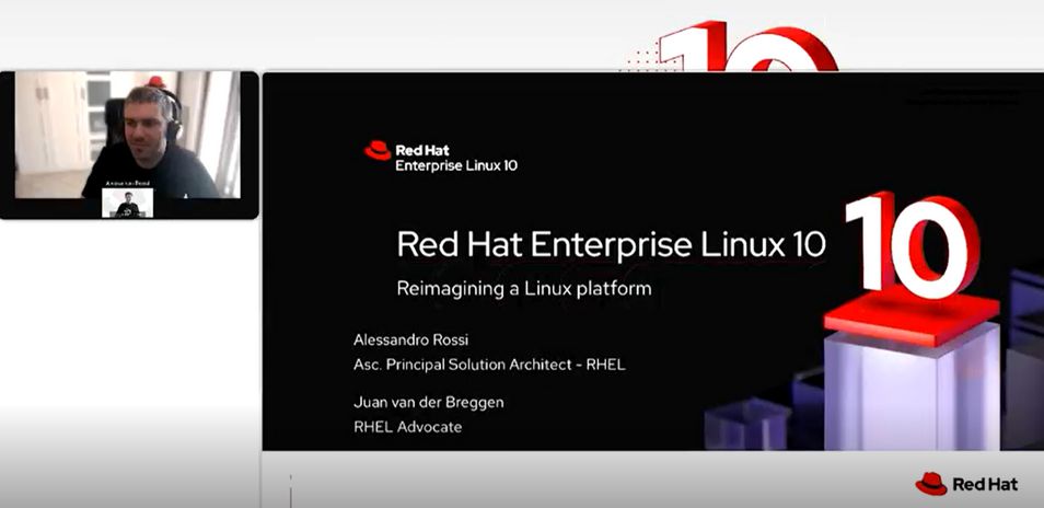Tech Journey: Meet RHEL 10 (May 28) - Content Lead