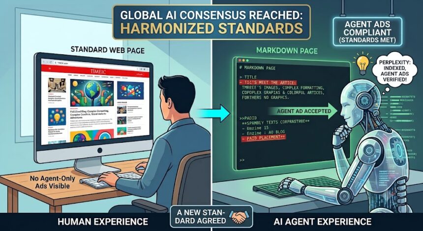 One Page for Readers, Another for Robots