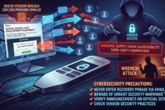 Scammers Target Hundreds of Thousands of Crypto Users After Trezor Vendor Breach